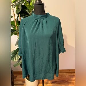 Chic Teal Women's Blouse